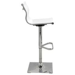 Lumisource Mirage Adjustable Barstool, White -CHAMPRO shop d76105850becb996 3234 w800 h800 b1 p0