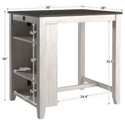 Inspire Q Linwood Wood Counter Height Dining Table With Charging Station, White 12 Inspire Q Linwood Wood Counter Height Dining Table With Charging Station, White -CHAMPRO shop d95142bc00b176cc 3349 w800 h800 b1 p0