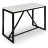 Uniek Kaya Counter Height Pub Table, White,black