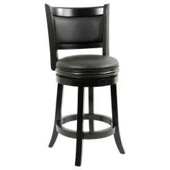 Boraam Industries, Inc. Augusta 24" Counter Stool, Black