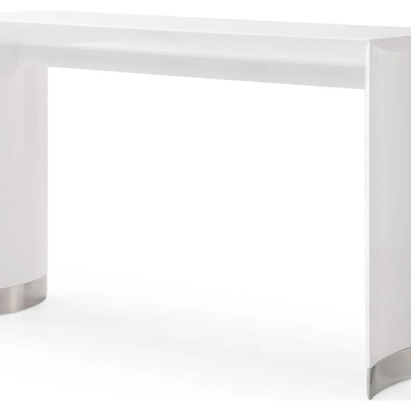 Vig Furniture Inc. Modrest Corbett Contemporary White Bar Table 2 Vig Furniture Inc. Modrest Corbett Contemporary White Bar Table - Image 2