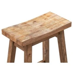 Boraam Industries, Inc. Sonoma Saddle Seat Bar Stool, Barnwood Wire-Brush -CHAMPRO shop de318fad03fd4147 2058 w800 h800 b1 p0