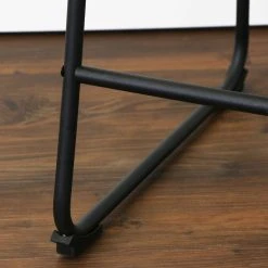 Walker Edison 24" Industrial Faux Leather Counter Stools, Black -CHAMPRO shop dea1d2e80b48d1c9 8357 w800 h800 b0 p0