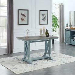 Coast To Coast Imports, LLC Bar Harbor Blue Counter Height Dining Table -CHAMPRO shop e1f1e2e80e9e2c93 6307 w800 h800 b0 p0