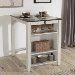 Inspire Q Linwood Wood Counter Height Dining Table With Charging Station, White 13 Inspire Q Linwood Wood Counter Height Dining Table With Charging Station, White -CHAMPRO shop e2f1672000b176ce 0264 w800 h800 b0 p0