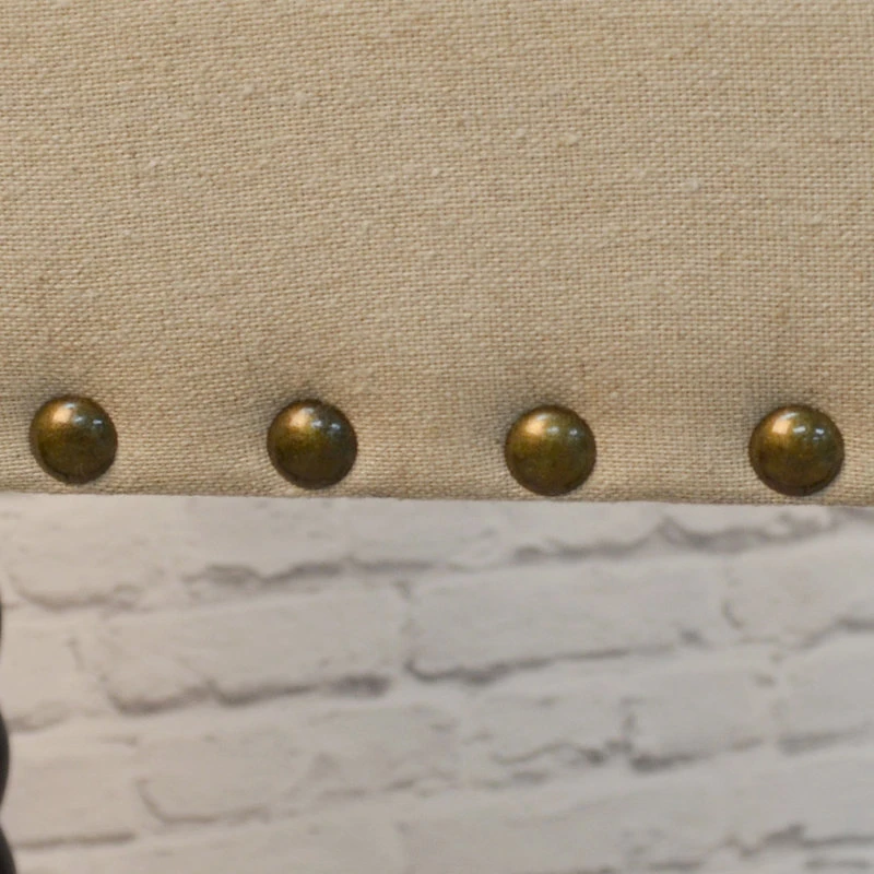 Carolina Classics Thomasville Rta Stool 24", Espresso/Linen 3 Carolina Classics Thomasville Rta Stool 24", Espresso/Linen - Image 3