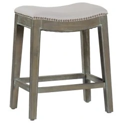 Gabby Vivian Saddleseat Counter Stool
