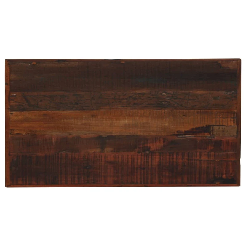 Vida XL International B.V. VidaXL Bar Table Solid Reclaimed Wood Dark Brown 47.2"x23.6"x42.1" Wood Table 3 Vida XL International B.V. VidaXL Bar Table Solid Reclaimed Wood Dark Brown 47.2"x23.6"x42.1" Wood Table - Image 3