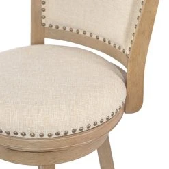 Boraam Industries, Inc. Melrose Swivel Stool, Driftwood Wire-Brush & Ivory, Bar Height 8 Boraam Industries, Inc. Melrose Swivel Stool, Driftwood Wire-Brush & Ivory, Bar Height -CHAMPRO shop ea41eda402d88c90 9194 w800 h800 b0 p0