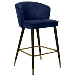 Meridian Furniture Cassie Velvet Stool, Set Of 2, Navy -CHAMPRO shop ebf1af7802741605 7443 w800 h800 b1 p0