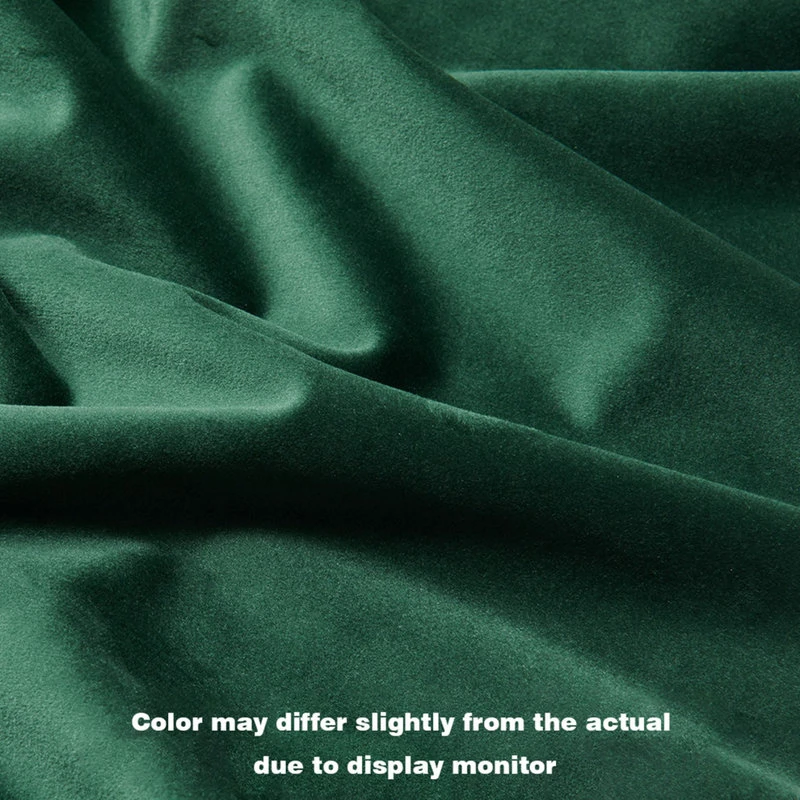 Duhome Elegant Lifestyle Set Of 2 Vertical Channel Tufted Velvet Bar Stools, Dark Green, 24 Inch 3 Duhome Elegant Lifestyle Set Of 2 Vertical Channel Tufted Velvet Bar Stools, Dark Green, 24 Inch - Image 3