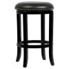 Boraam Industries, Inc. Cordova Swivel Stool, 24", Black