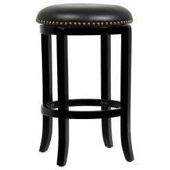 Boraam Industries, Inc. Cordova Swivel Stool, 24", Black