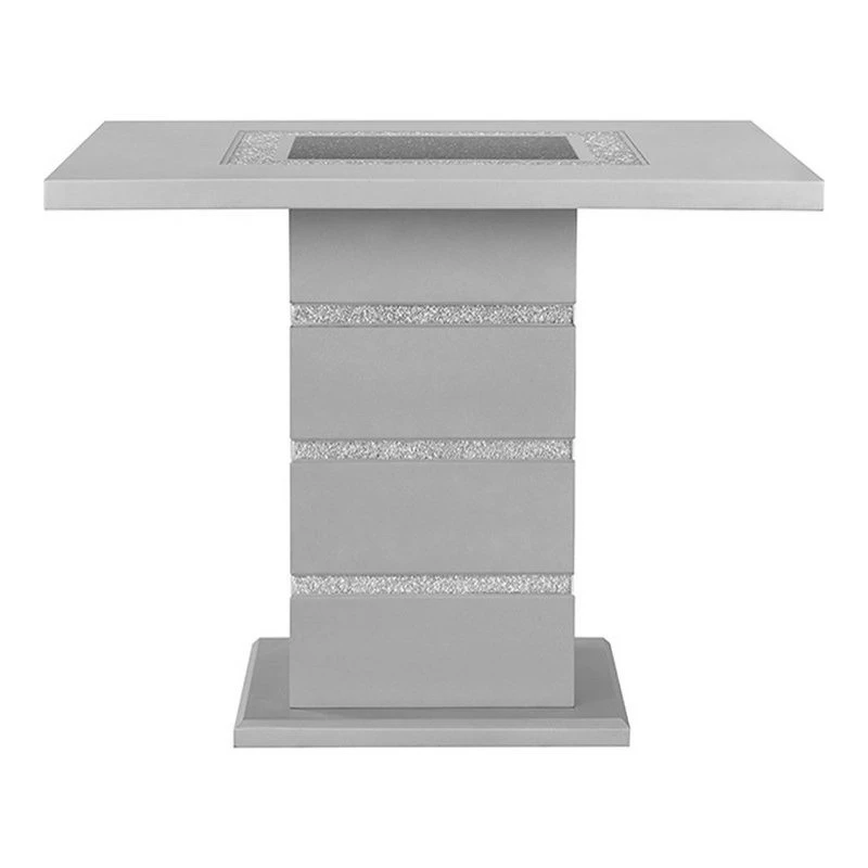 Global Furniture USA Silver Bar Height Table 1 Global Furniture USA Silver Bar Height Table