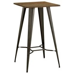 LexMod Direct Bamboo Top And Steel Bar Table, Brown -CHAMPRO shop f421eef700cd2127 2013 w800 h800 b1 p0
