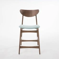 GDFStudio GDF Studio Molle Mid-Century Design Counter Stools, Mint/Walnut, Set Of 2 17 GDFStudio GDF Studio Molle Mid-Century Design Counter Stools, Mint/Walnut, Set Of 2 -CHAMPRO shop f4f1308a039c2305 7436 w800 h800 b0 p0