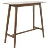 GDFStudio GDF Studio Margaret Natural Walnut Finish Wood Bar Table, Walnut Finish