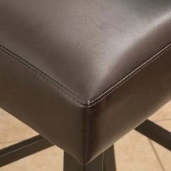 GDFStudio GDF Studio Auburn Brown Leather Backed Bar Stools, Set Of 2 -CHAMPRO shop f621505201b03137 5885 w800 h800 b0 p0