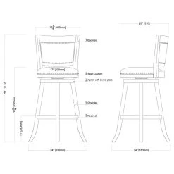 Boraam Industries, Inc. Melrose Swivel Stool, Driftwood Wire-Brush & Ivory, Bar Height 10 Boraam Industries, Inc. Melrose Swivel Stool, Driftwood Wire-Brush & Ivory, Bar Height -CHAMPRO shop f6b1d04e0ec53532 9194 w800 h800 b1 p0