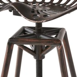GDFStudio GDF Studio Charlie Saddle Seat Copper Bar Stool -CHAMPRO shop f931edd5039aa206 9741 w800 h800 b0 p0