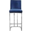 Meridian Furniture Heidi Velvet Stool, Navy