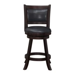 Boraam Industries, Inc. 24" Rhea Swivel Counter Stool, Merlot