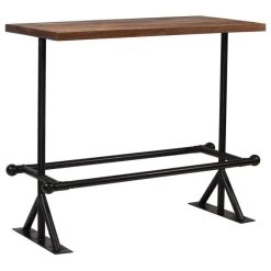 Vida XL International B.V. VidaXL Bar Table Solid Reclaimed Wood Dark Brown 47.2"x23.6"x42.1" Wood Table 17 Vida XL International B.V. VidaXL Bar Table Solid Reclaimed Wood Dark Brown 47.2"x23.6"x42.1" Wood Table -CHAMPRO shop fd01b25502eb5ce1 9993 w800 h800 b1 p0