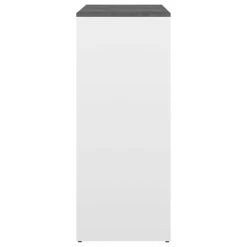 Tema Furniture Inc. Gavarnie Bar Table, White/Concrete -CHAMPRO shop fdb110630e4fc594 2299 w800 h800 b1 p0