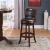 Boraam Industries, Inc. Boraam Augusta 29" Swivel Bar Stool In Cappuccino And Dark Brown