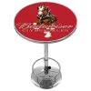 Trademark Gameroom Budweiser Chrome Pub Table, Clydesdale Red