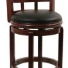 Boraam Industries, Inc. Kyoto Swivel Counter Stool, Cherry