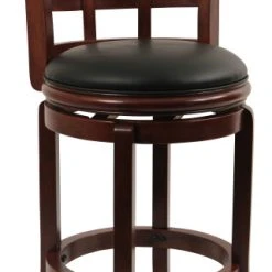 Boraam Industries, Inc. Kyoto Swivel Counter Stool, Cherry
