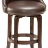 Hillsdale Furniture Napa Valley Swivel Stool, Brown, Counter Height
