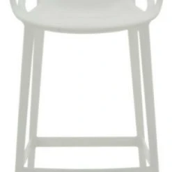 HomeCraftDecor Masters Modern Counter Stool, White