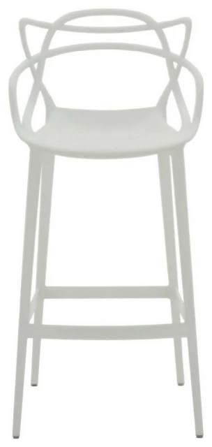 HomeCraftDecor Masters Modern Counter Stool, White 1 HomeCraftDecor Masters Modern Counter Stool, White