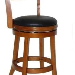 Boraam Industries, Inc. Boraam Palmetto 24" Swivel Counter Stool In Fruitwood
