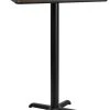 Flash Furniture 24'' Square Walnut Laminate Bar Table