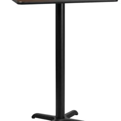 Flash Furniture 24'' Square Walnut Laminate Bar Table