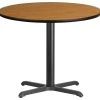 Flash Furniture 36'' Round Natural Laminate Table Top - XU-RD-36-NATTB-T3030-GG