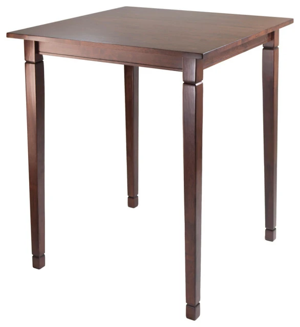 Winsome Wood Transitional Antique Walnut Solid Wood Dining Table 94634 1 Winsome Wood Transitional Antique Walnut Solid Wood Dining Table 94634
