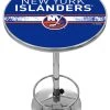 Trademark Gameroom NHL Chrome Pub Table, New York Islanders