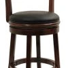 Boraam Industries, Inc. 24" Palmetto Swivel Stool, Walnut