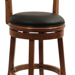 Boraam Industries, Inc. Boraam Palmetto Counter Height Swivel Stool, 24", Fruitwood