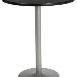 KFI Furniture KFI 36" Round Bar Height Breakroom Table - Chacoal - Engineered Wood