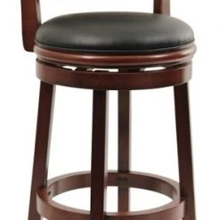 Boraam Industries, Inc. 29" Augusta Swivel Stool, Cherry