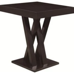 Benzara, Woodland Imprts, The Urban Port Contemporary Style Wooden Bar Table In Brown
